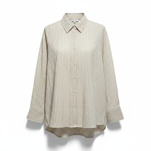 Striped Beige Blouse